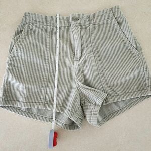 RVCA Corduroy Light Sage Shorts Sz Small